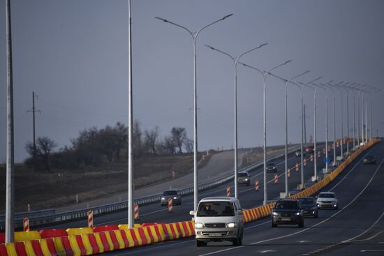 Открытие движения по первой очереди трассы "Таврида"