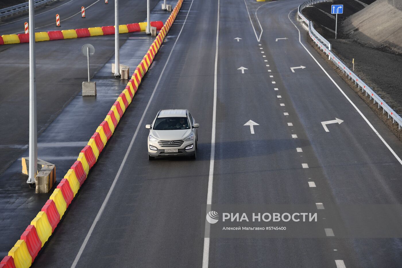 Открытие движения по первой очереди трассы "Таврида"