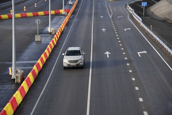 Открытие движения по первой очереди трассы "Таврида"