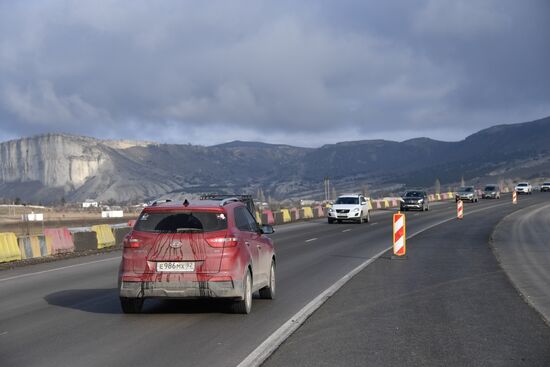 Открытие движения по первой очереди трассы "Таврида"