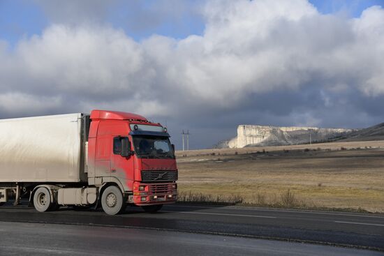 Открытие движения по первой очереди трассы "Таврида"