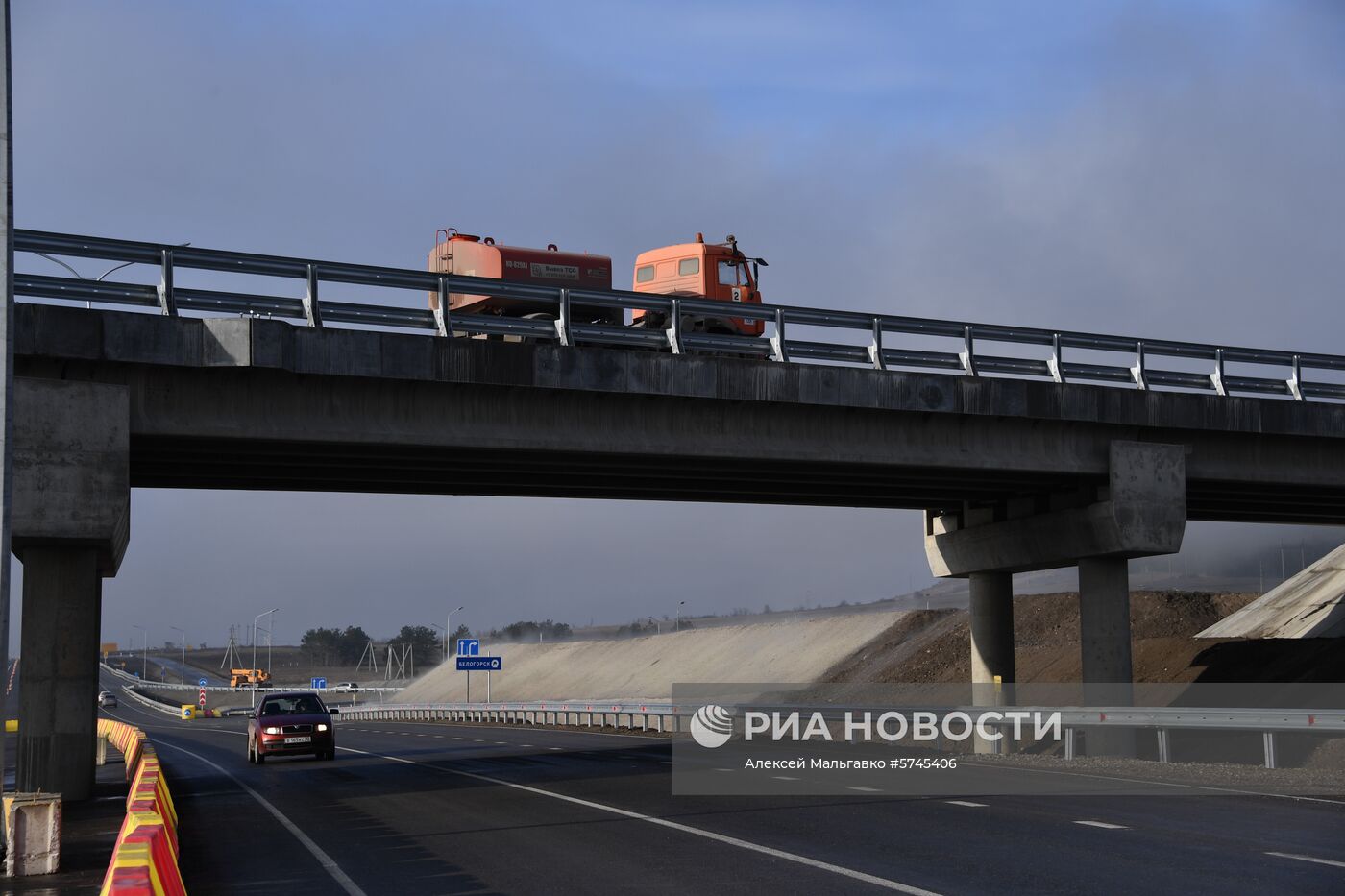 Открытие движения по первой очереди трассы "Таврида"