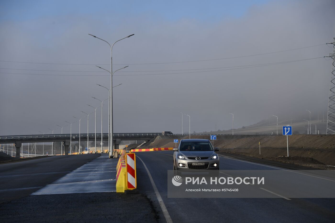 Открытие движения по первой очереди трассы "Таврида"