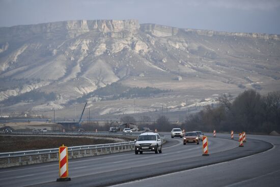 Открытие движения по первой очереди трассы "Таврида"