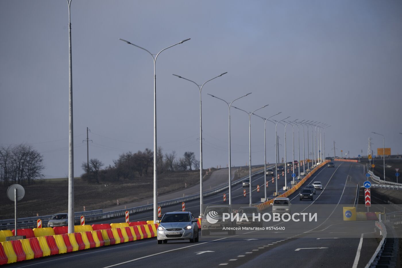 Открытие движения по первой очереди трассы "Таврида"