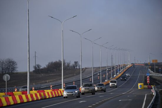 Открытие движения по первой очереди трассы "Таврида"