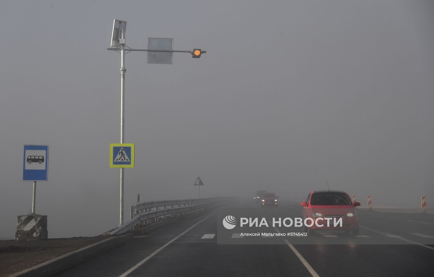 Открытие движения по первой очереди трассы "Таврида"