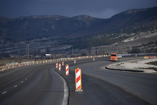Открытие движения по первой очереди трассы "Таврида"