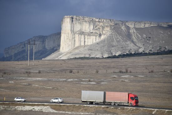 Открытие движения по первой очереди трассы "Таврида"