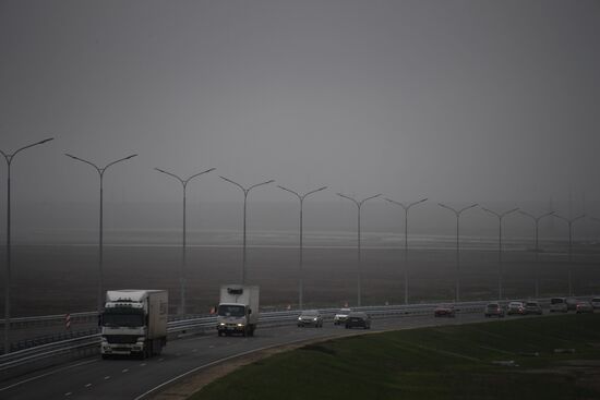 Открытие движения по первой очереди трассы "Таврида"