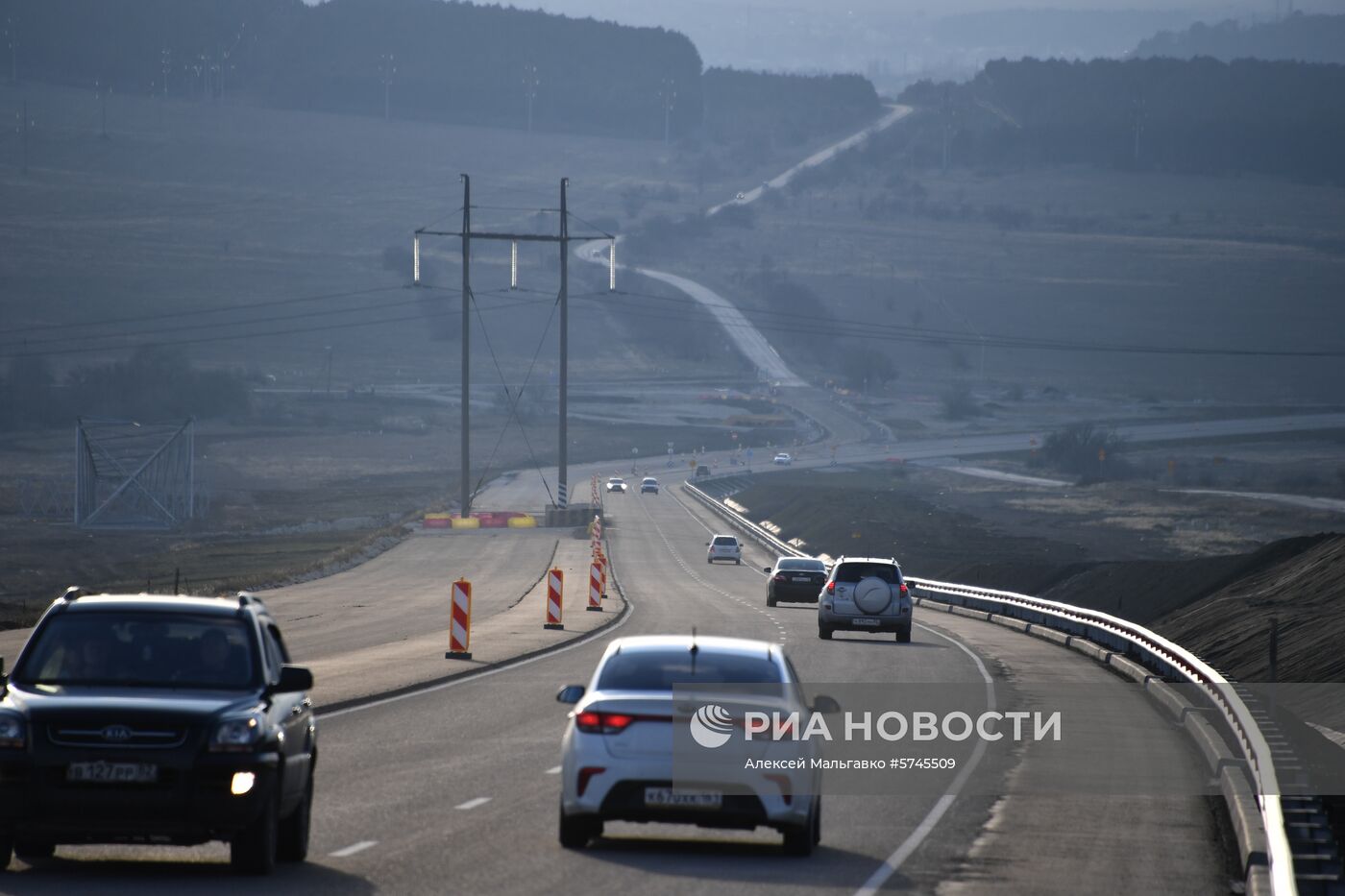 Открытие движения по первой очереди трассы "Таврида"