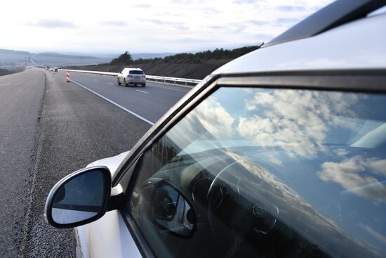 Открытие движения по первой очереди трассы "Таврида"