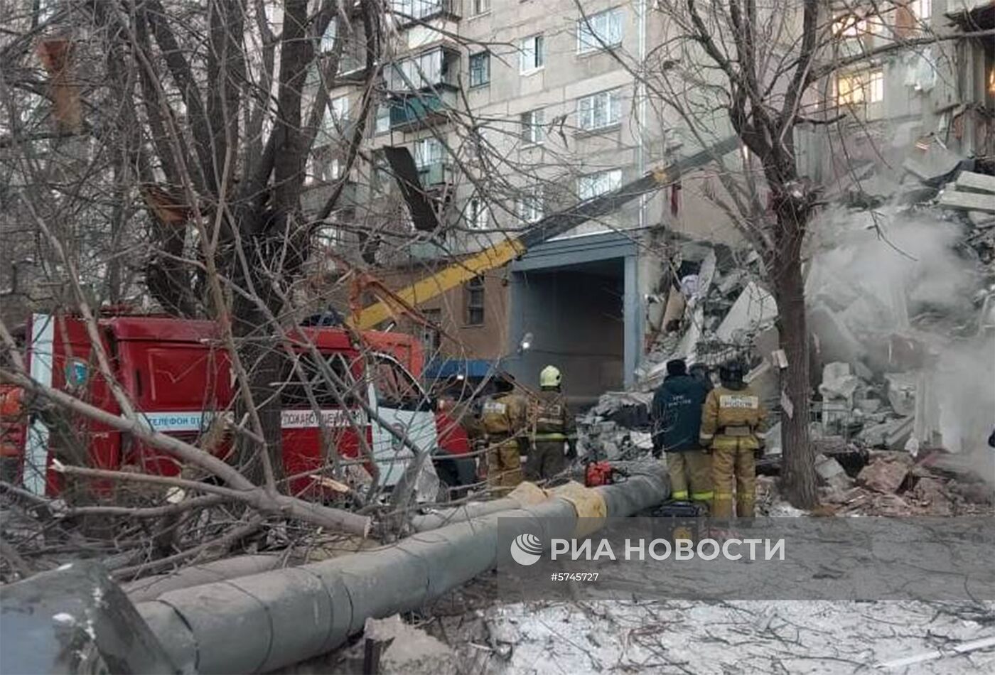 Взрыв бытового газа в жилом доме в Магнитогорске