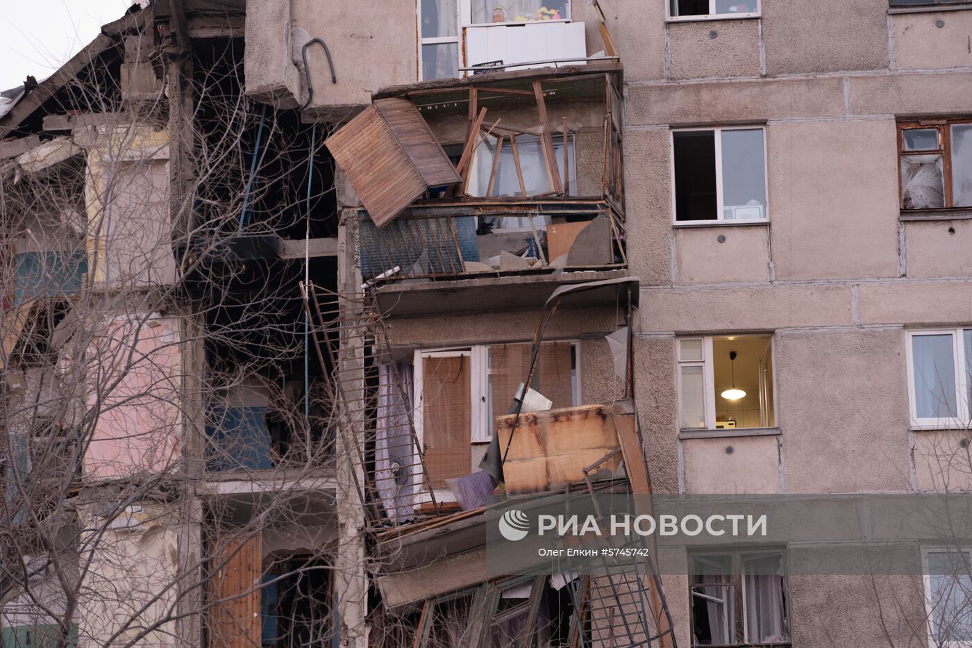 Взрыв бытового газа в жилом доме в Магнитогорске
