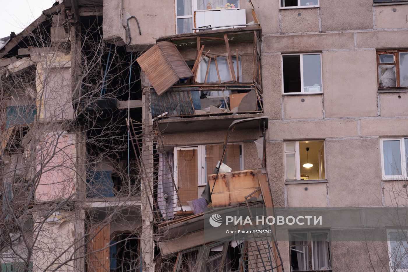 Взрыв бытового газа в жилом доме в Магнитогорске