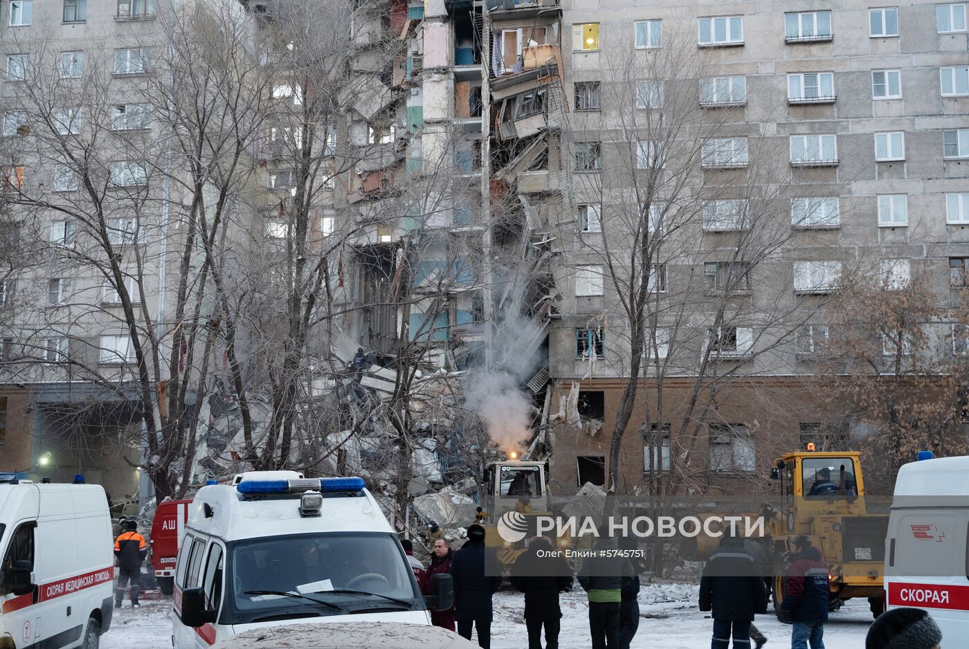 Взрыв бытового газа в жилом доме в Магнитогорске