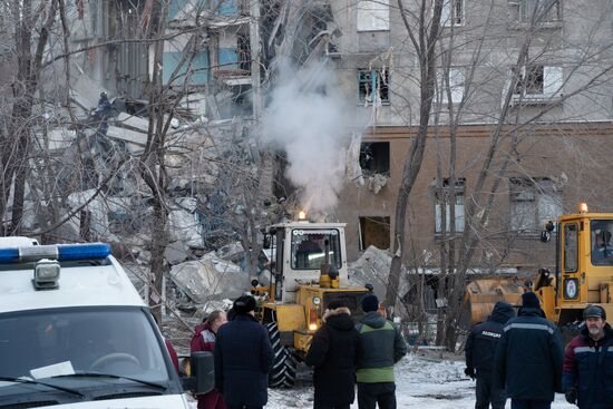 Взрыв бытового газа в жилом доме в Магнитогорске