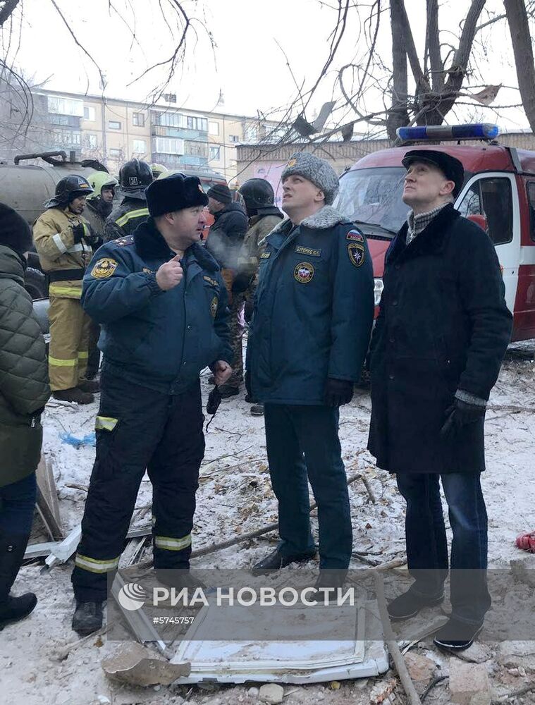 Взрыв бытового газа в жилом доме в Магнитогорске