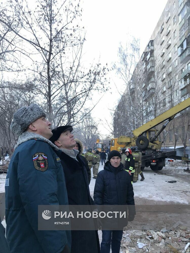 Взрыв бытового газа в жилом доме в Магнитогорске