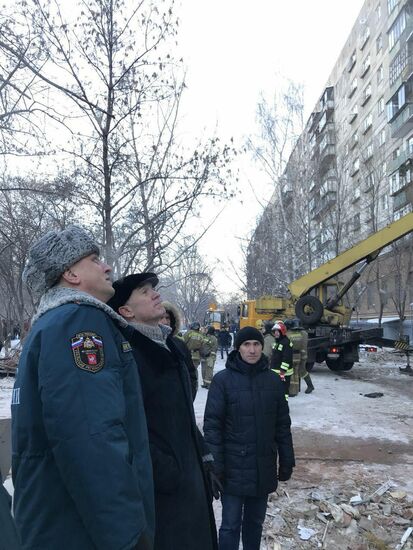 Взрыв бытового газа в жилом доме в Магнитогорске