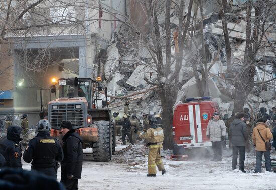 Взрыв бытового газа в жилом доме в Магнитогорске