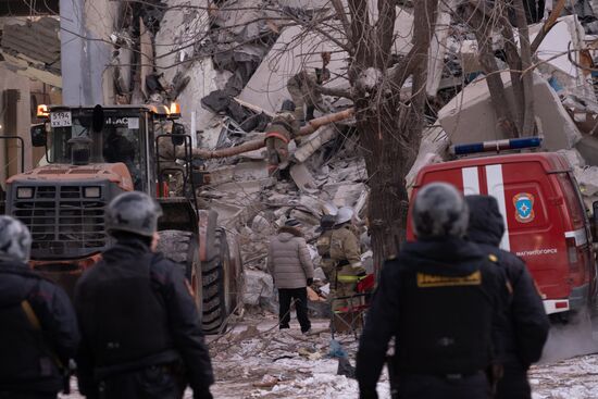 Взрыв бытового газа в жилом доме в Магнитогорске