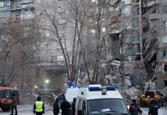 Взрыв бытового газа в жилом доме в Магнитогорске
