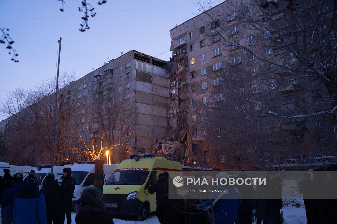 Взрыв бытового газа в жилом доме в Магнитогорске