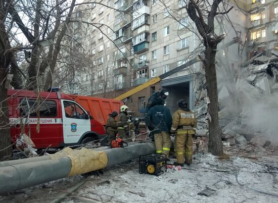 Взрыв бытового газа в жилом доме в Магнитогорске