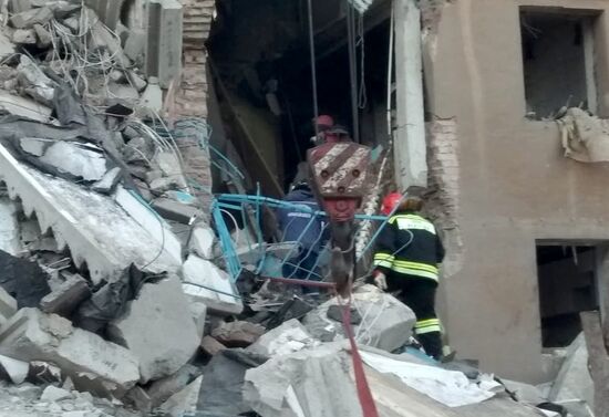 Взрыв бытового газа в жилом доме в Магнитогорске