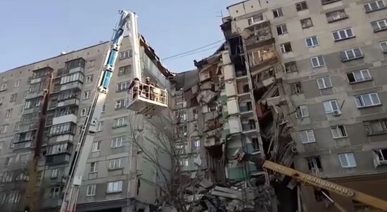 Взрыв бытового газа в жилом доме в Магнитогорске