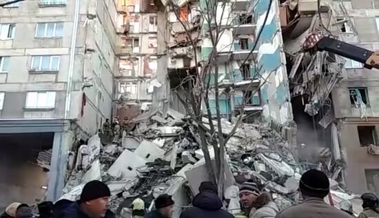 Взрыв бытового газа в жилом доме в Магнитогорске