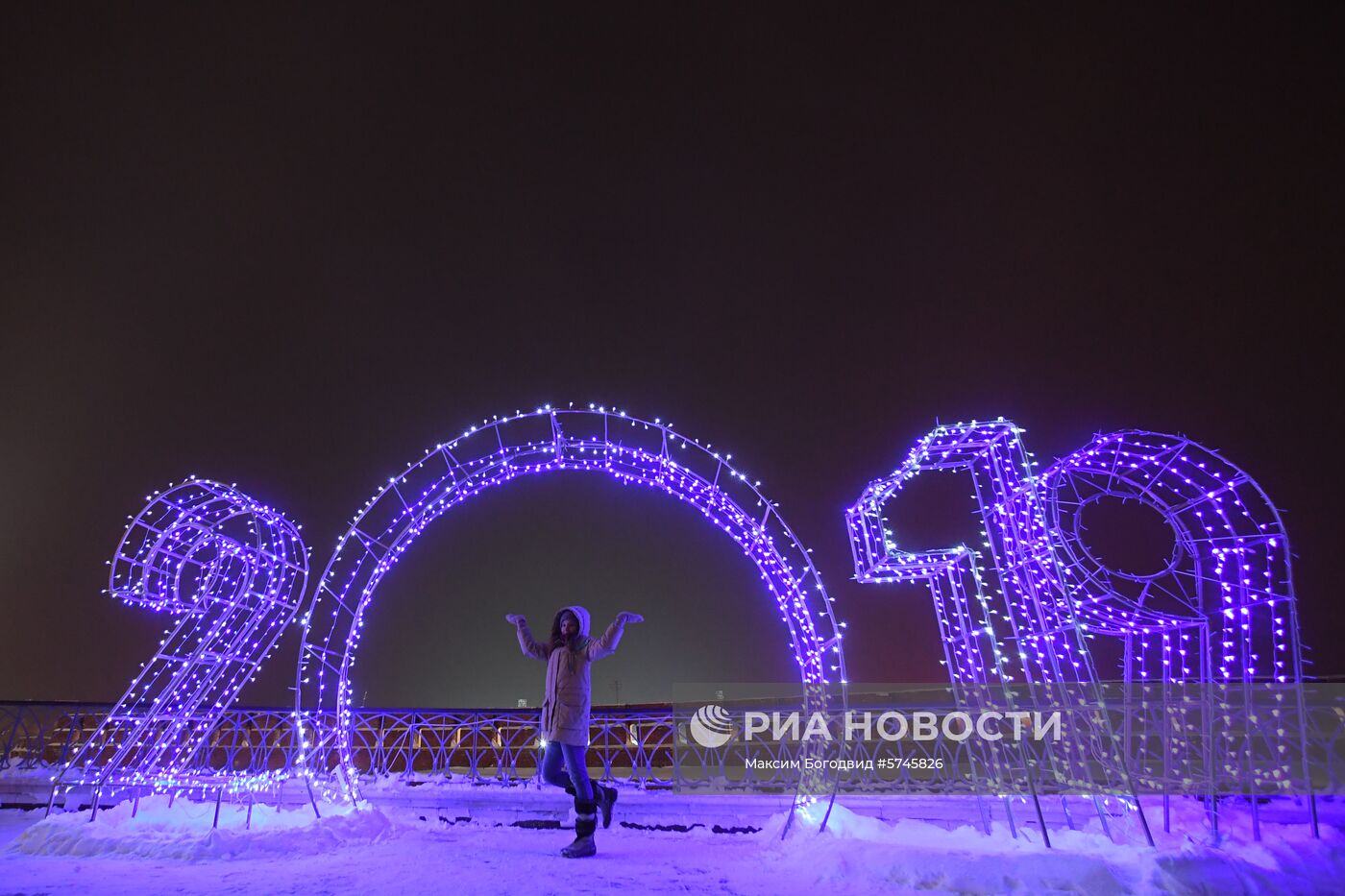 Новогоднее украшение Казани