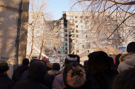 Взрыв бытового газа в жилом доме в Магнитогорске