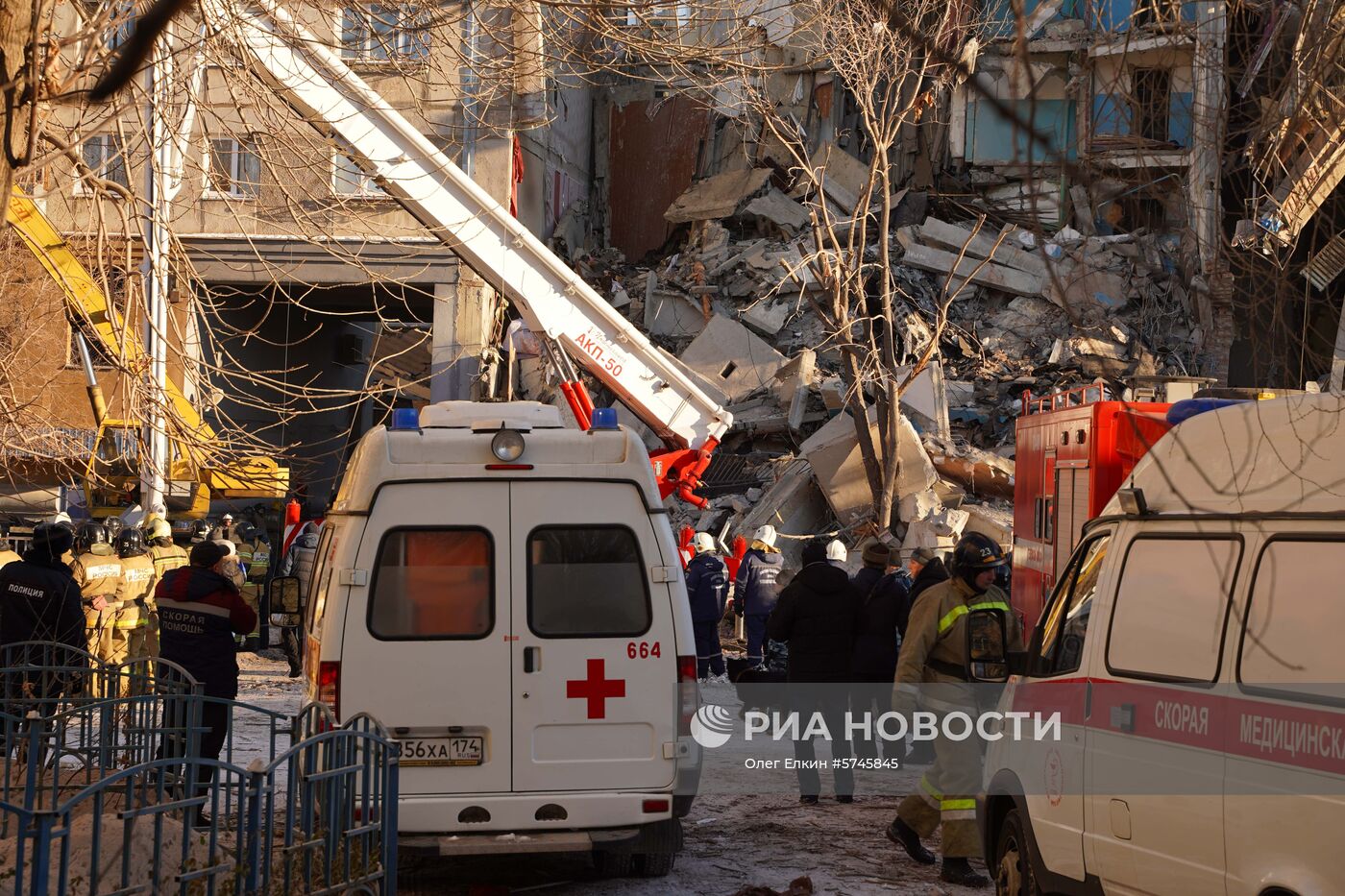 Взрыв бытового газа в жилом доме в Магнитогорске