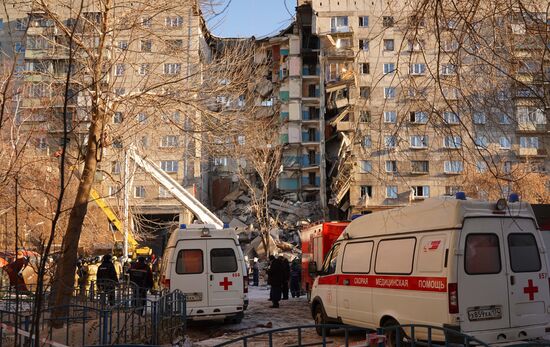 Взрыв бытового газа в жилом доме в Магнитогорске