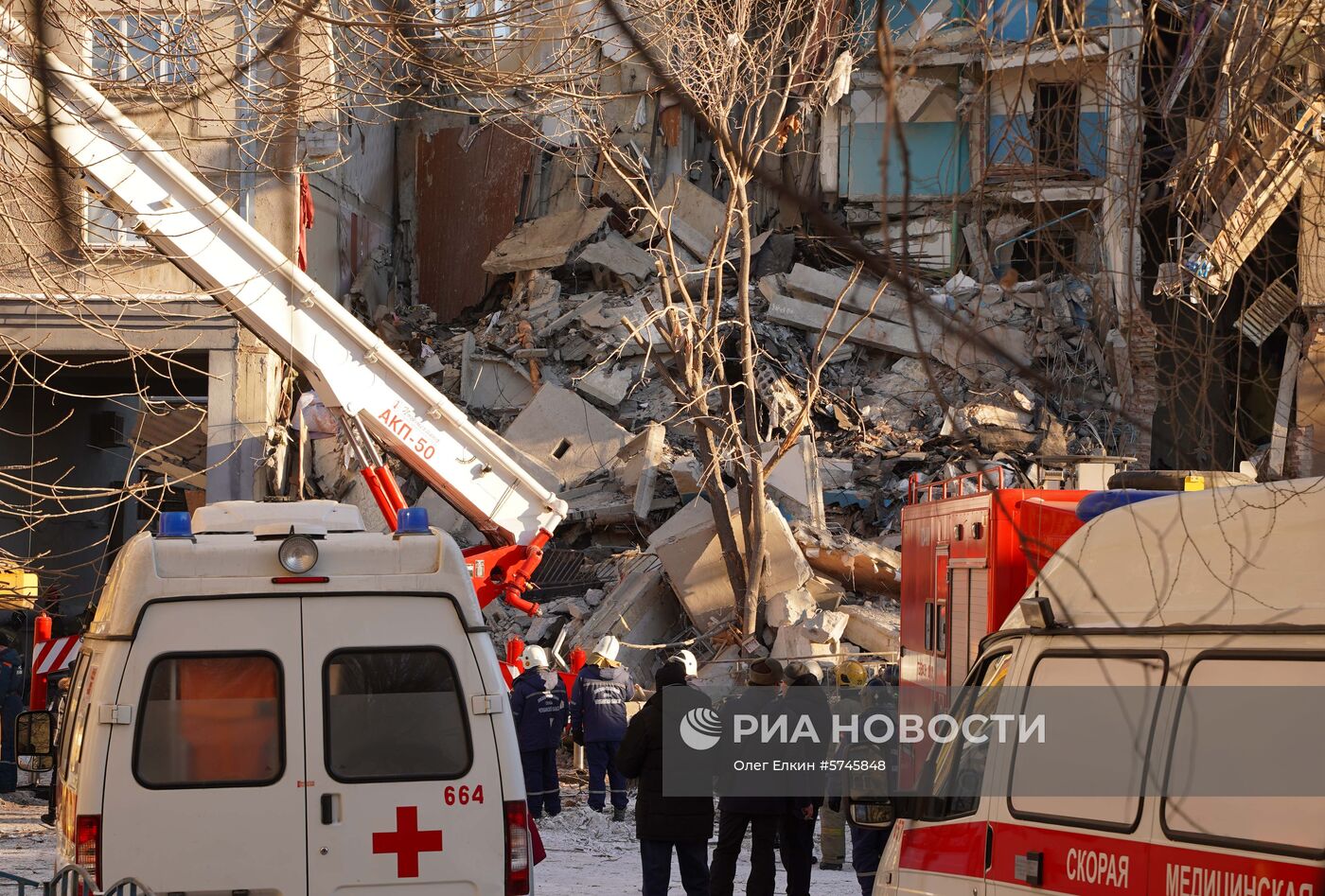 Взрыв бытового газа в жилом доме в Магнитогорске