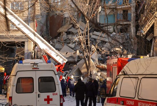 Взрыв бытового газа в жилом доме в Магнитогорске