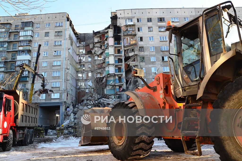 Взрыв бытового газа в жилом доме в Магнитогорске