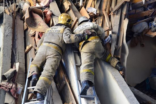 Взрыв бытового газа в жилом доме в Магнитогорске