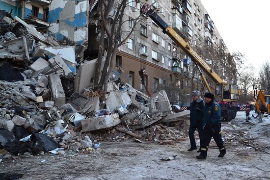 Взрыв бытового газа в жилом доме в Магнитогорске