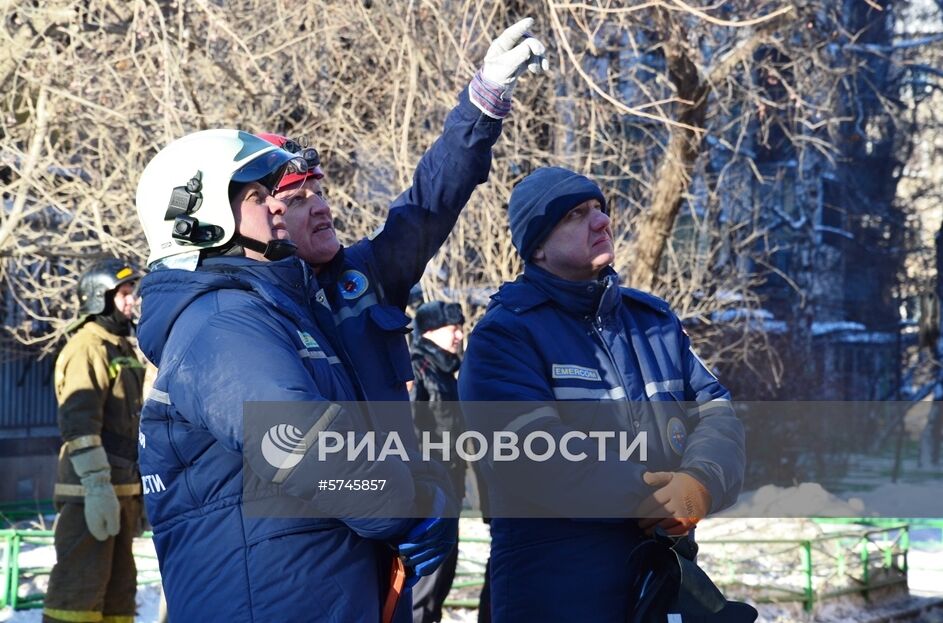 Взрыв бытового газа в жилом доме в Магнитогорске