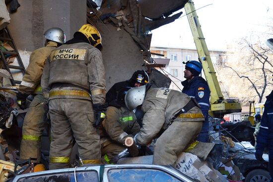 Взрыв бытового газа в жилом доме в Магнитогорске