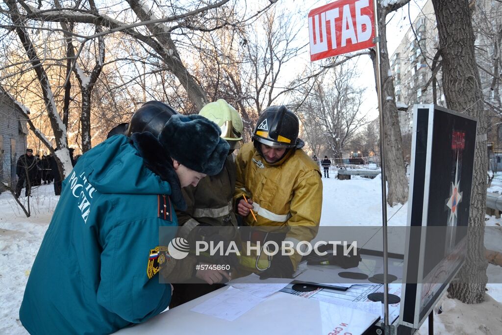 Взрыв бытового газа в жилом доме в Магнитогорске