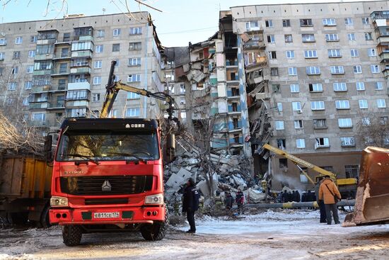 Взрыв бытового газа в жилом доме в Магнитогорске