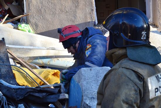 Взрыв бытового газа в жилом доме в Магнитогорске