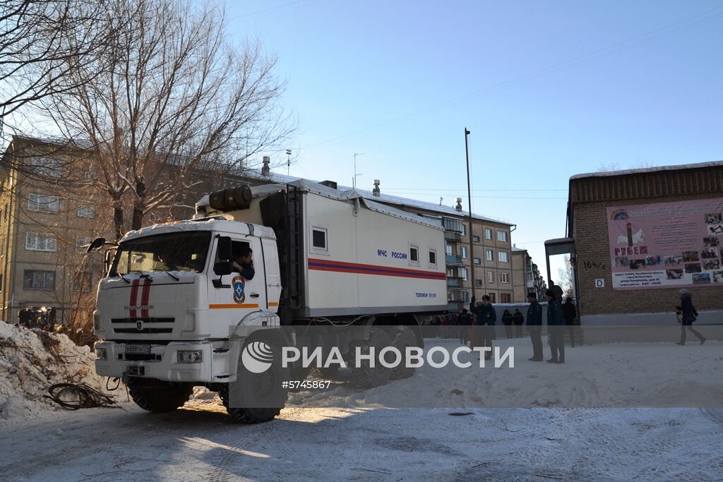 Взрыв бытового газа в жилом доме в Магнитогорске