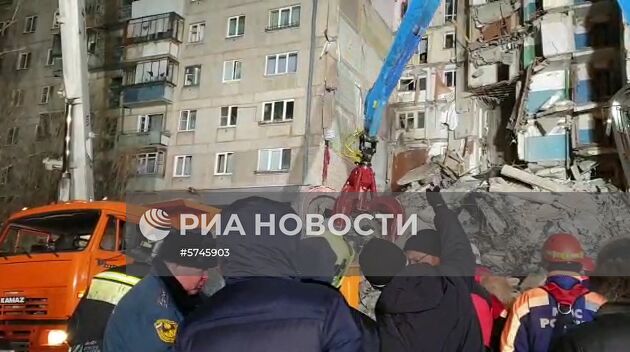 Взрыв бытового газа в жилом доме в Магнитогорске