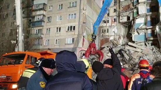 Взрыв бытового газа в жилом доме в Магнитогорске