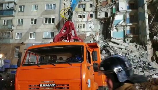 Взрыв бытового газа в жилом доме в Магнитогорске